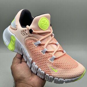 Nike Women Size 7 Free Metcon 4 Arctic Orange Green CZ0596-800  NEW Workout Run